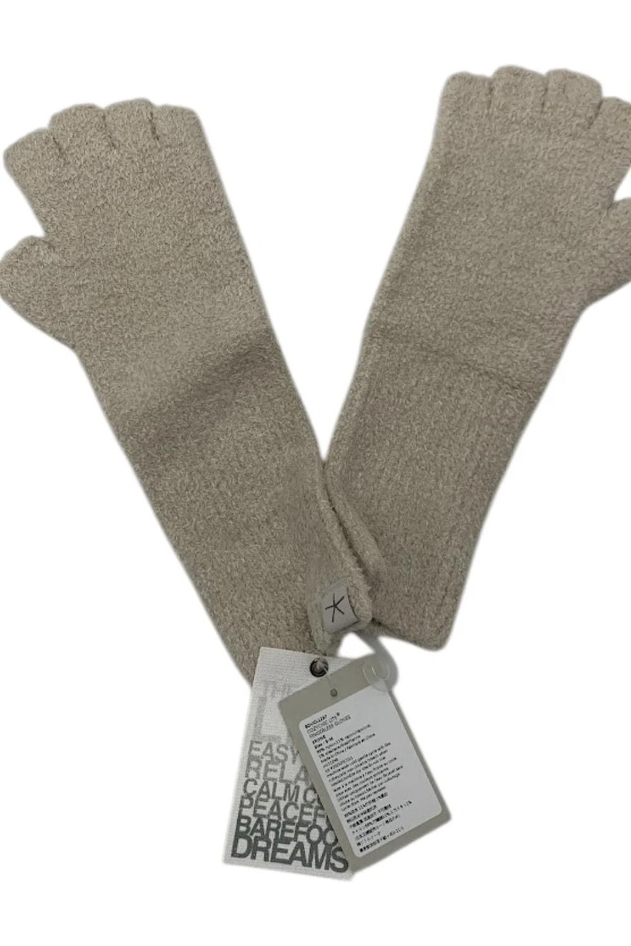 Barefoot Dreams Women's CozyChic Lite Fingerless Gloves Stone